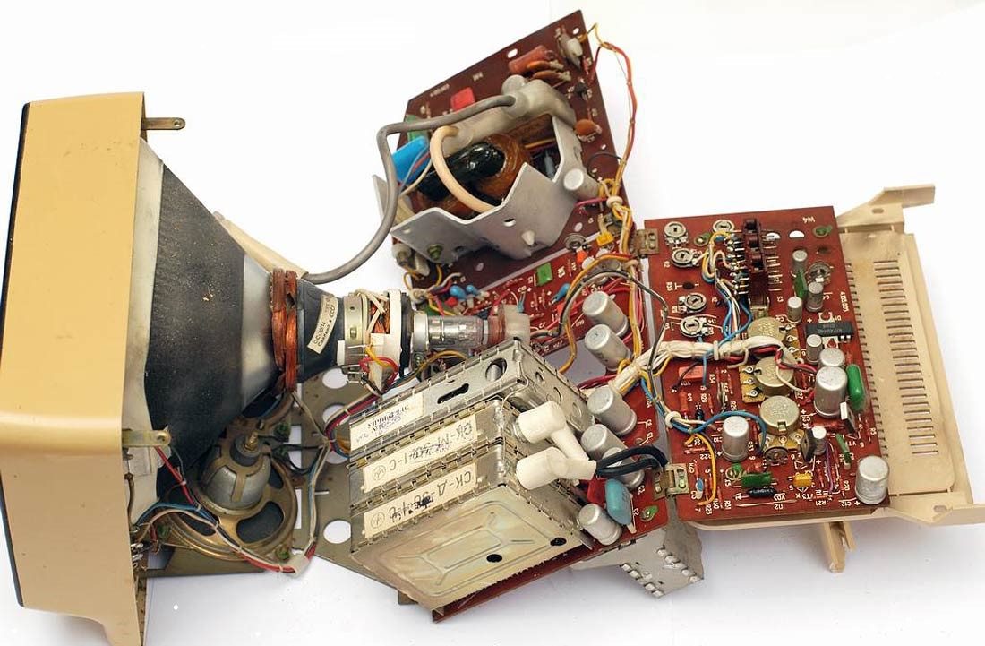 Платы советских бытовых устройств: телевизоры, радиоприёмники